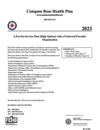 High Option Overview Compass Rose Health Plan High Option Overview Compass Rose Health Plan