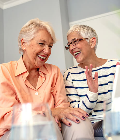 ladies laughing together